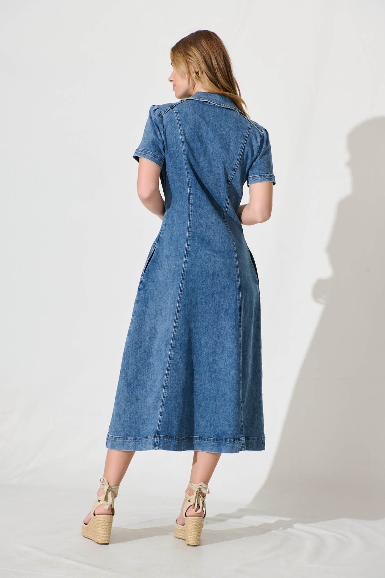 April Denim Dress