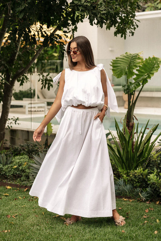 Nola Bubble Top- White