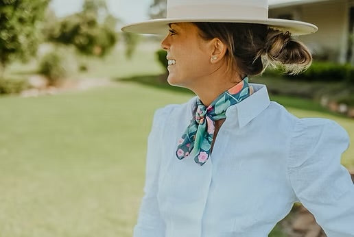 Apricot Delight Silk Neck Scarf