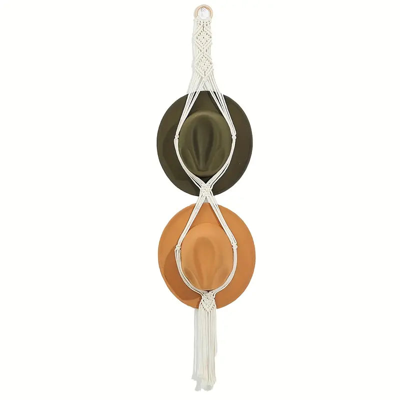 Boho Hand Woven Hat rack