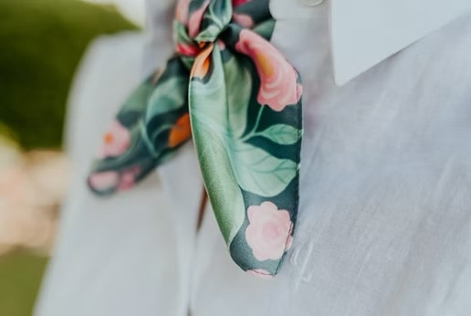 Apricot Delight Silk Neck Scarf