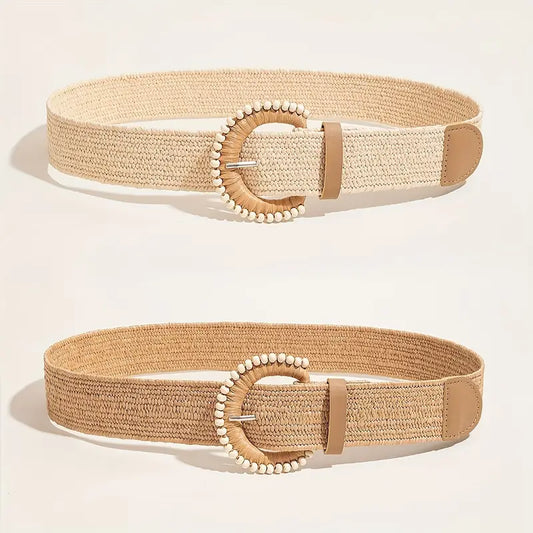 Boho Straw Belt