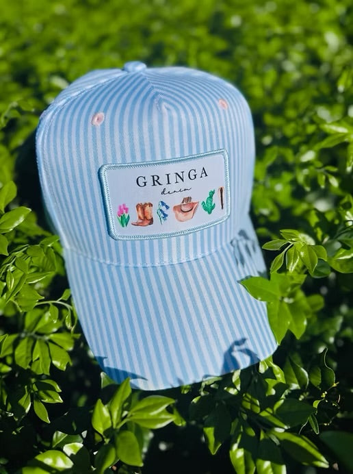 Blue Stripe Patch Cap