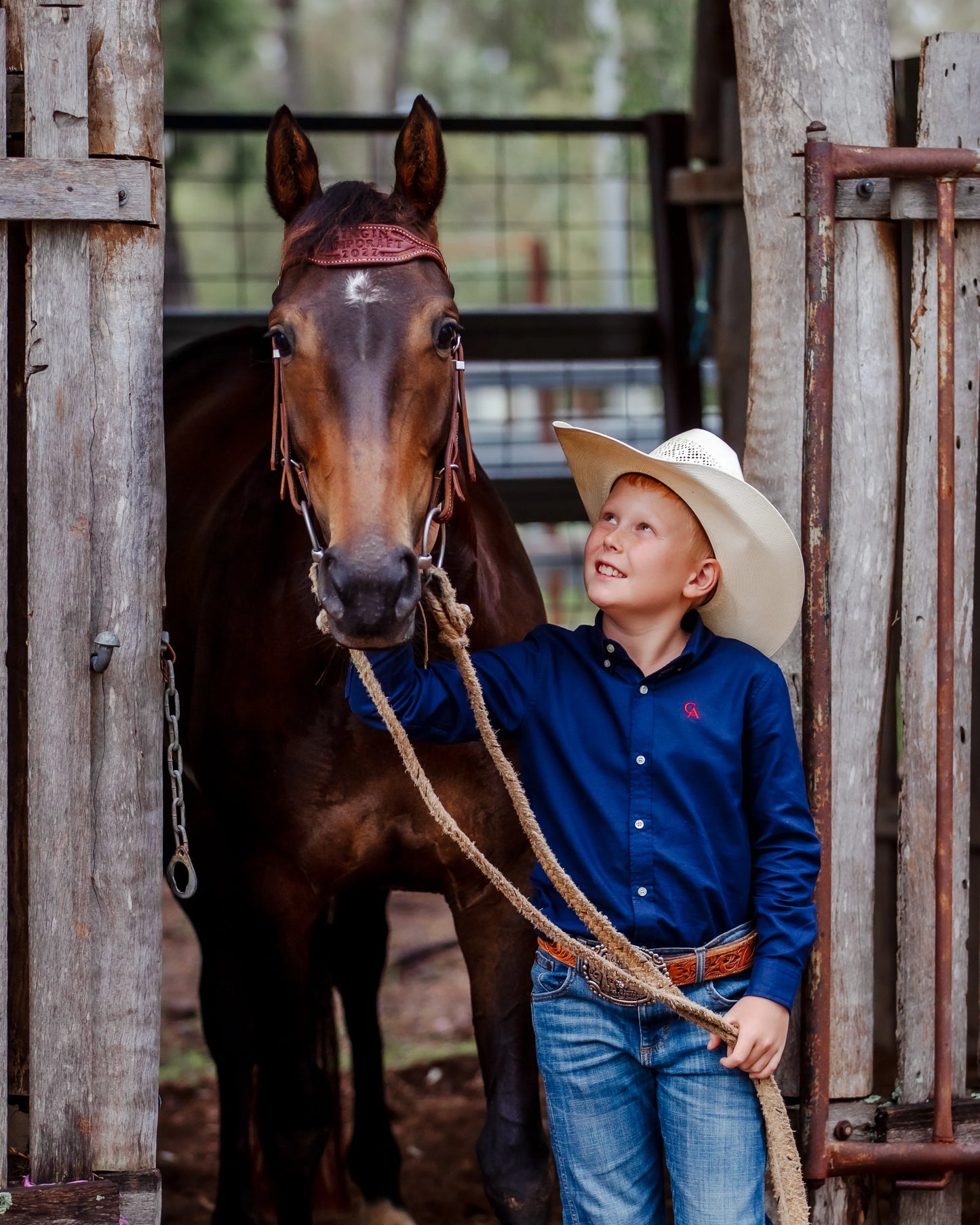 Little Kids Campdraft AUS- Navy