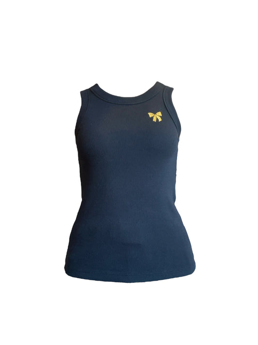 Ruffle + Bow Goldie Tank