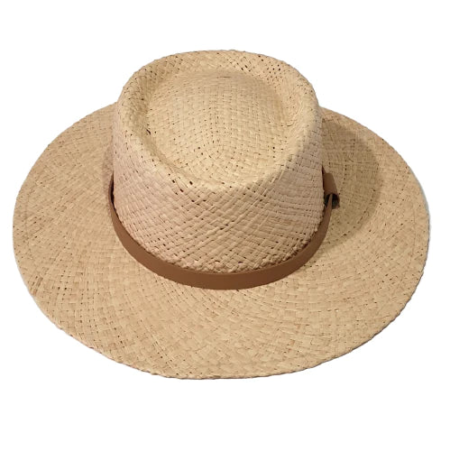 Luxe Raffia Fedora