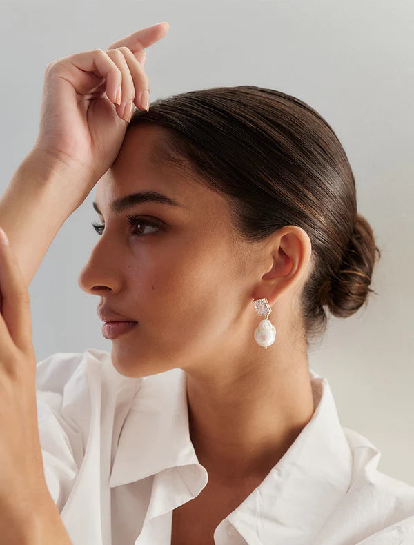 Symposium Celestial Pearl Drop Earrings