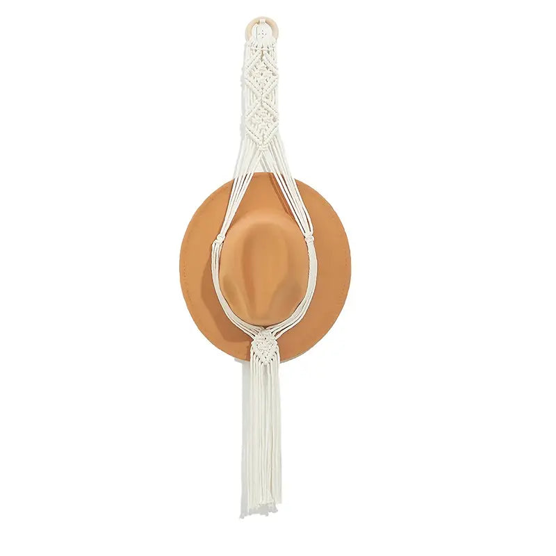 Boho Hand Woven Hat rack