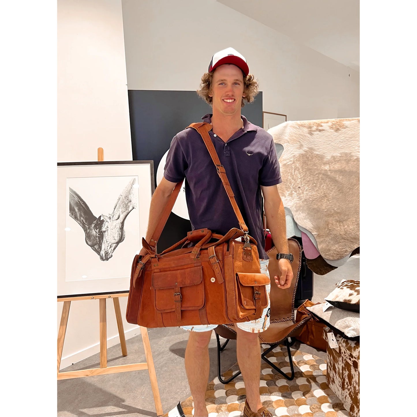 Leather Travel Bag