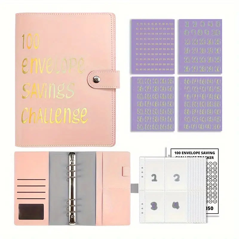 100 Envelope Savings Challenge Diary