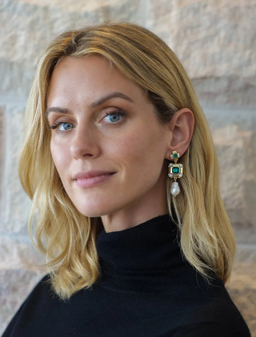 Symposium Ithaca Earrings - Green