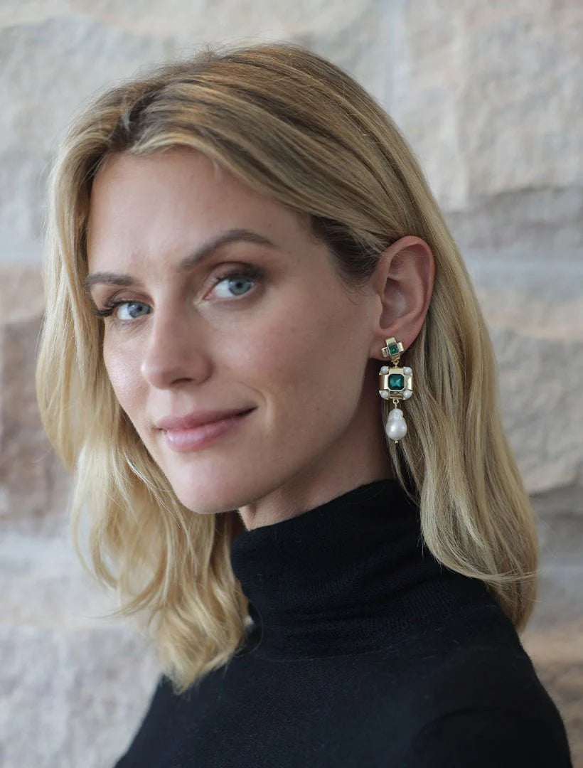 Symposium Ithaca Earrings - Green