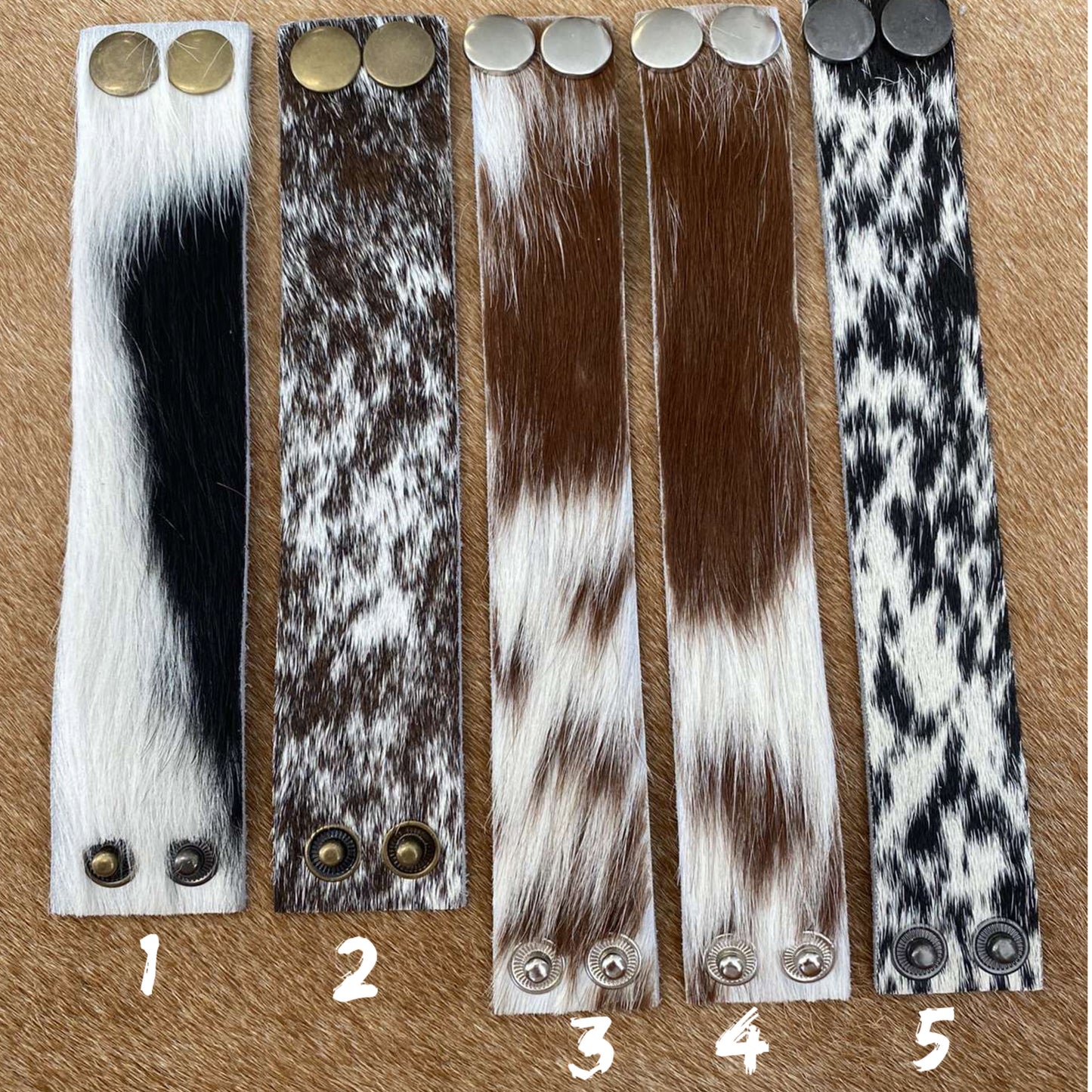 Cowhide Wrist bands