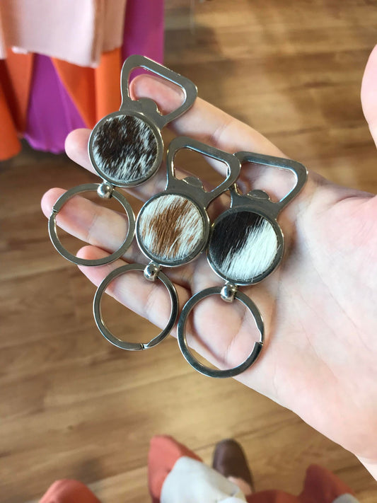 Hide Bottle opener Keyrings