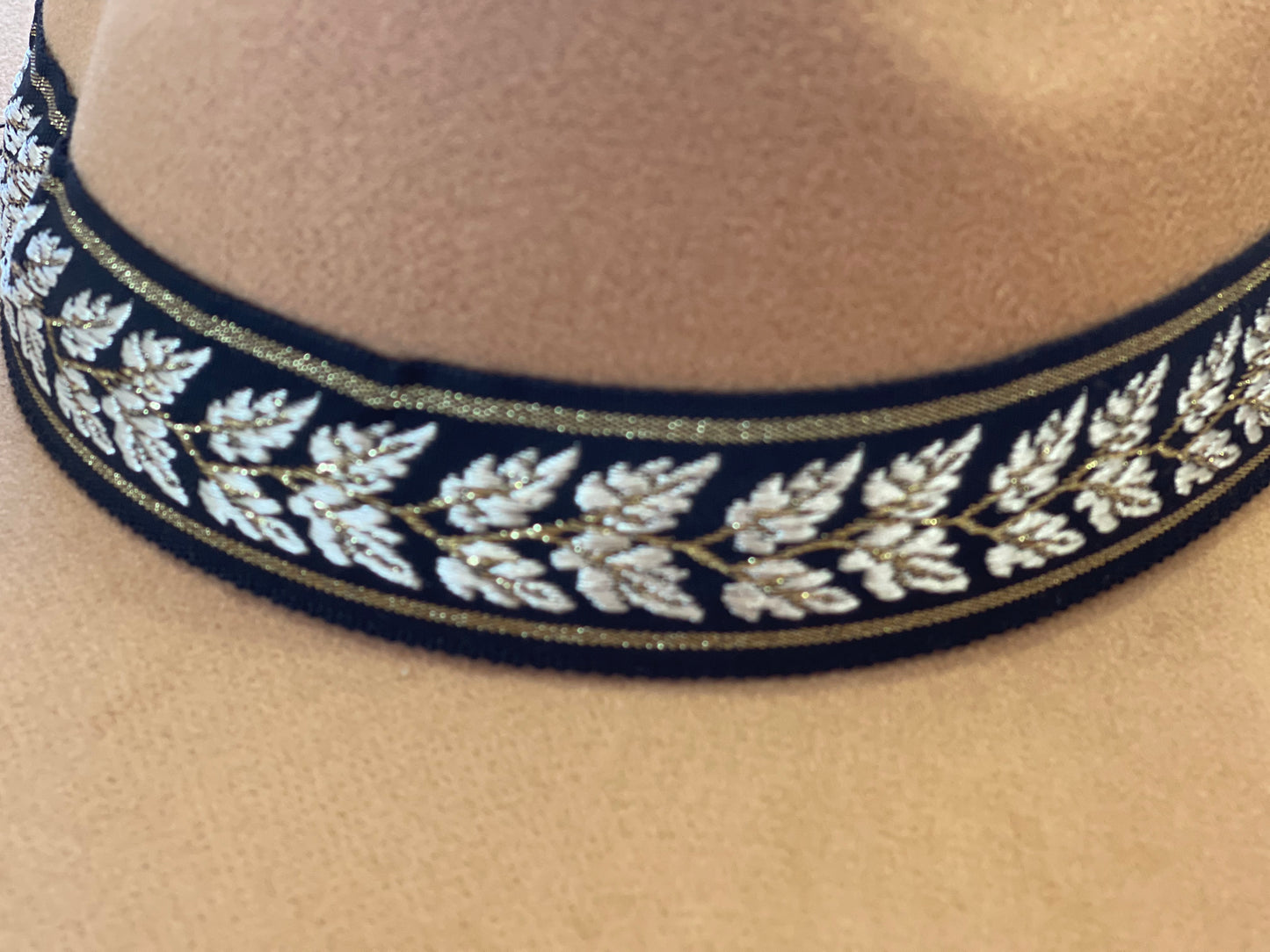 Celia Ribbon Trim Fedora Hat