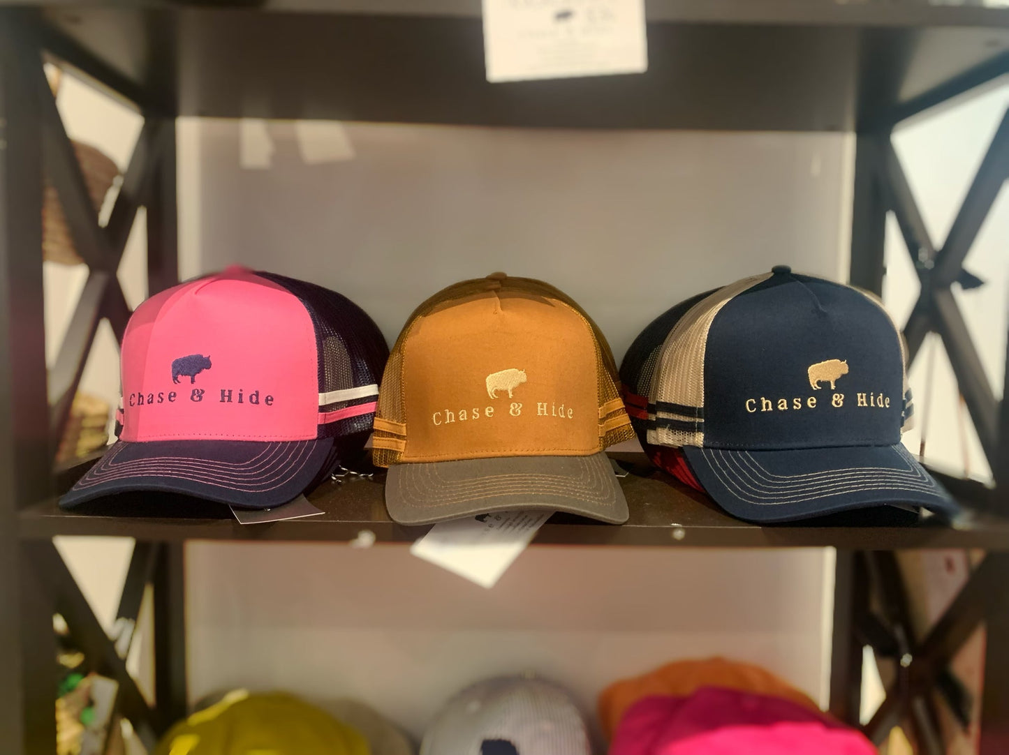 TOP SHELF TRUCKERS CAPS