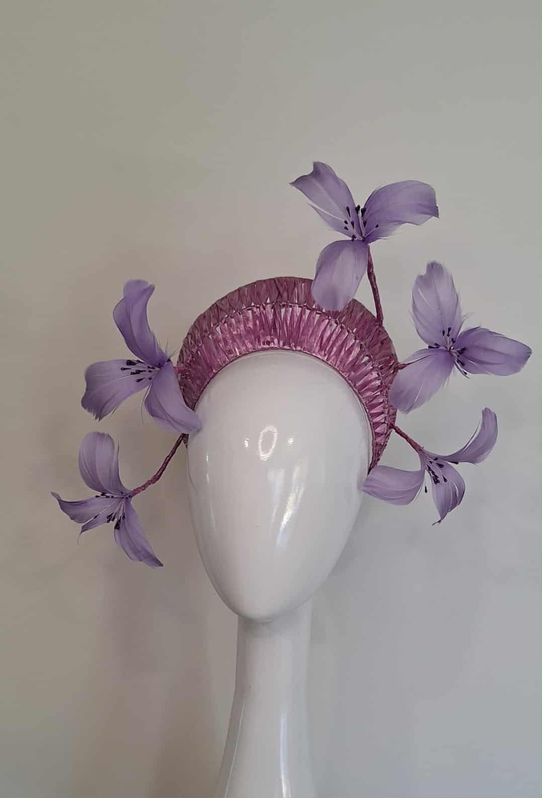 Lilac Lavender Headwear Millinery