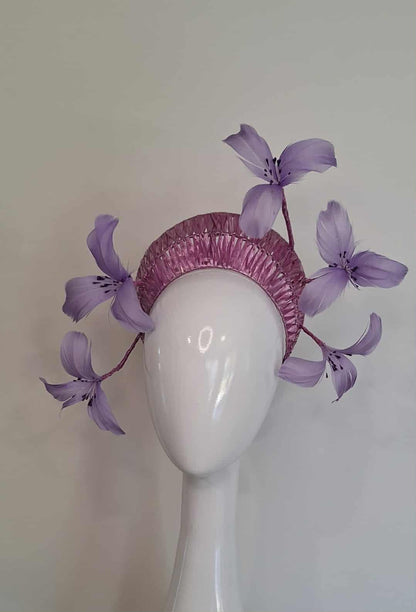 Lilac Lavender Headwear Millinery