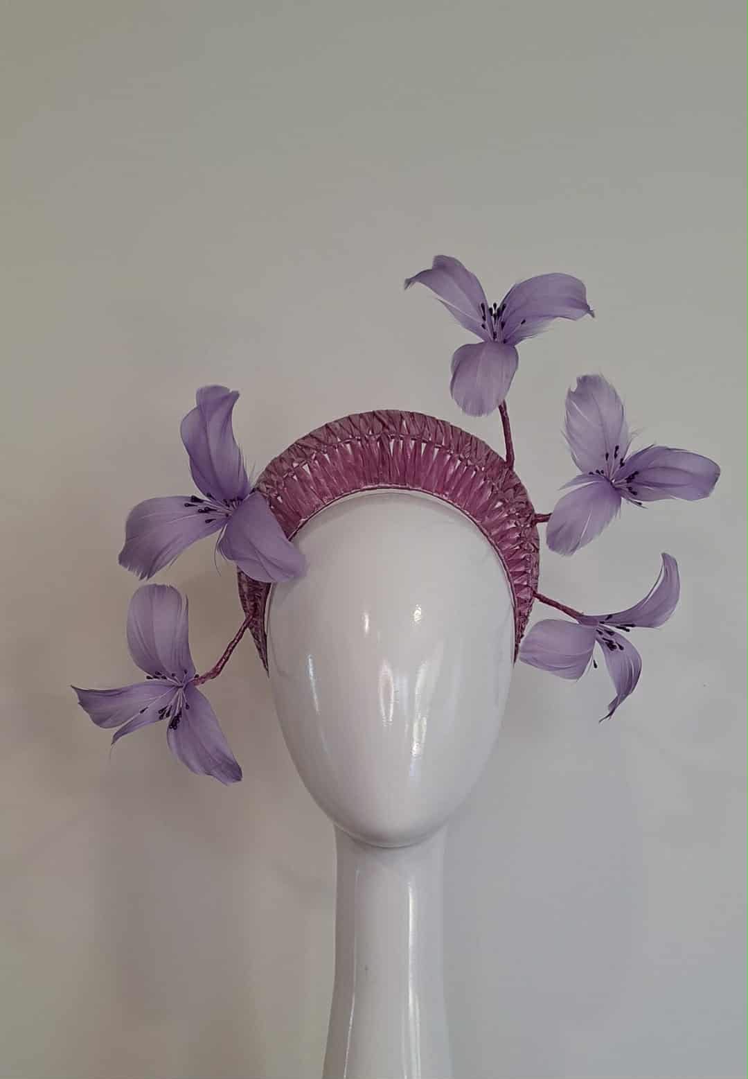 Lilac Lavender Headwear Millinery