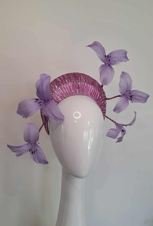 Lilac Lavender Headwear Millinery