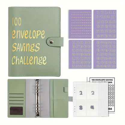 100 Envelope Savings Challenge Diary