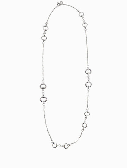 Horsebit Necklace Long