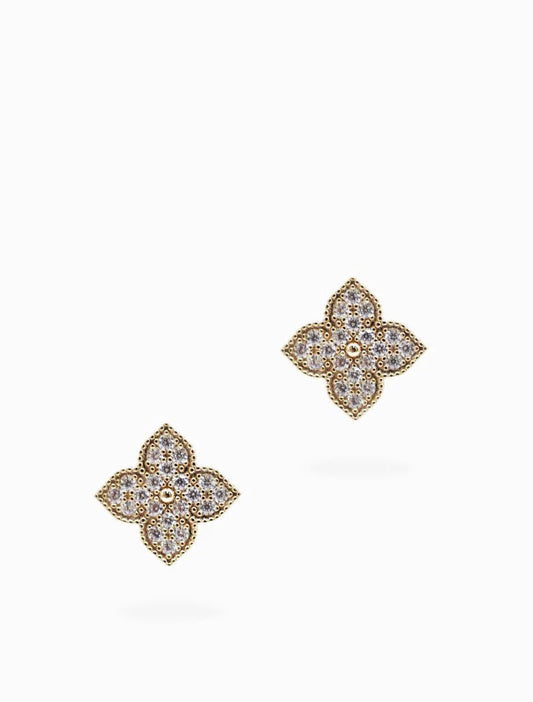 Gold Lotus Studs