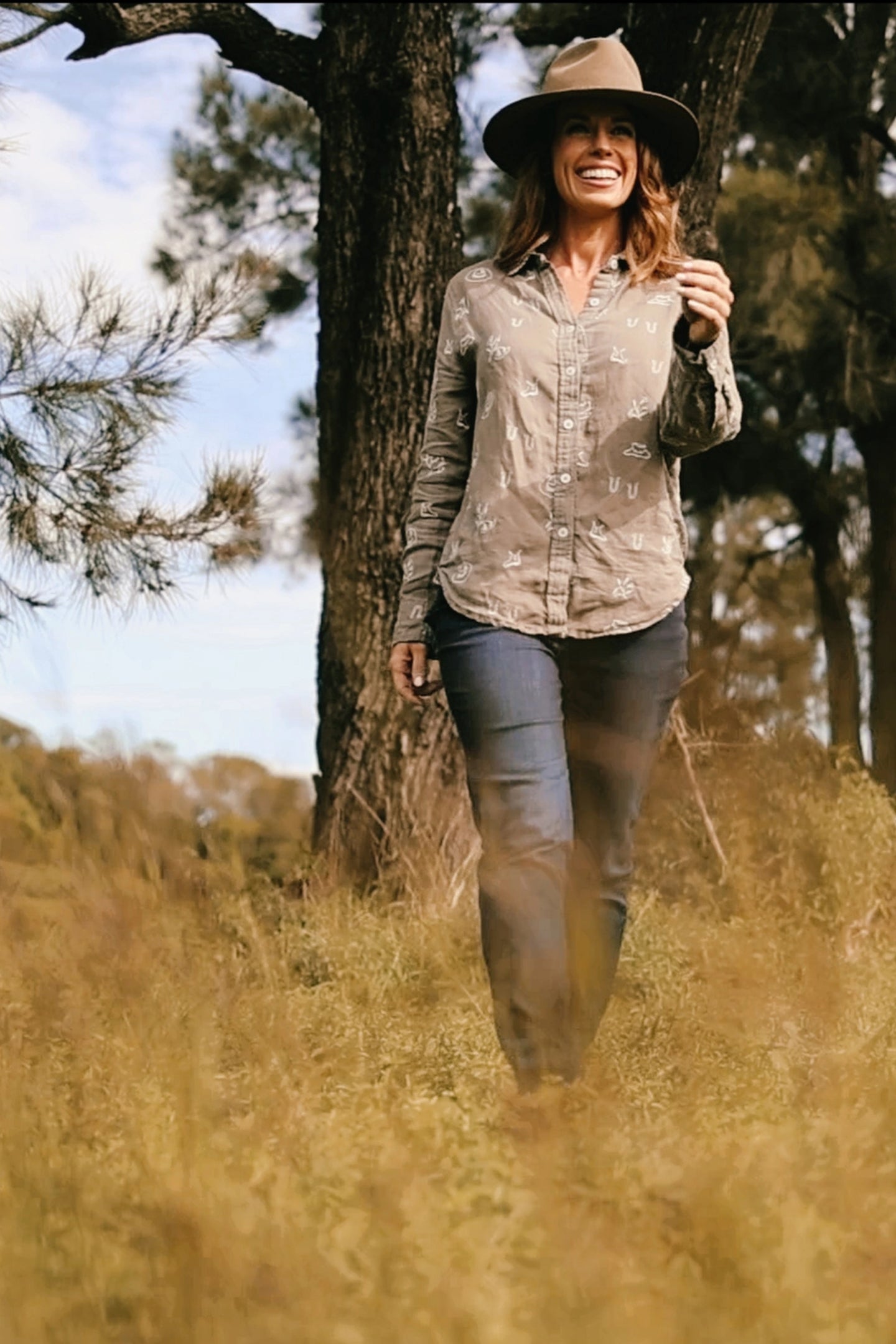 Lady Jane Eclipse Long Sleeve Linen Shirt