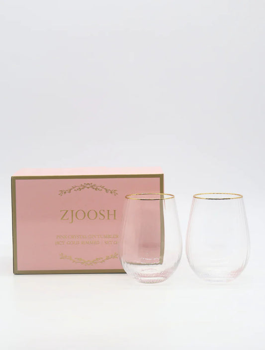 Soiree Crystal Gin Tumbler Clear (Set of 2)