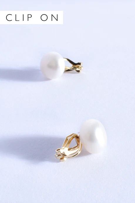 Everyday Pearl Clip On Earrings