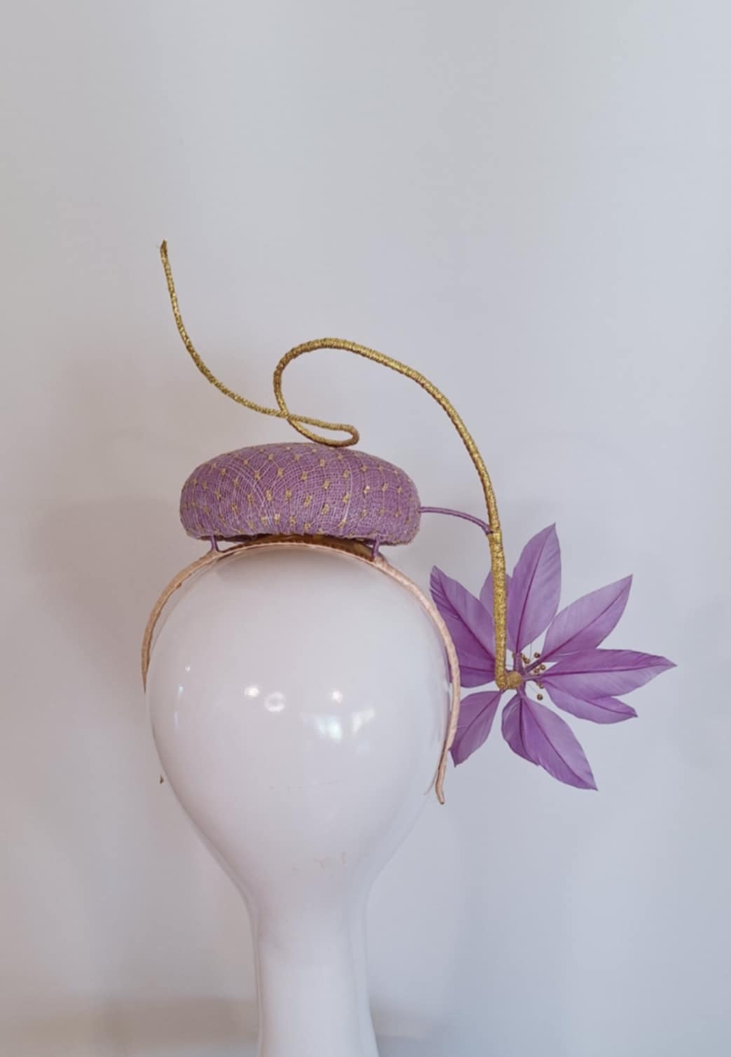 Lilac Flower Headwear Millinery
