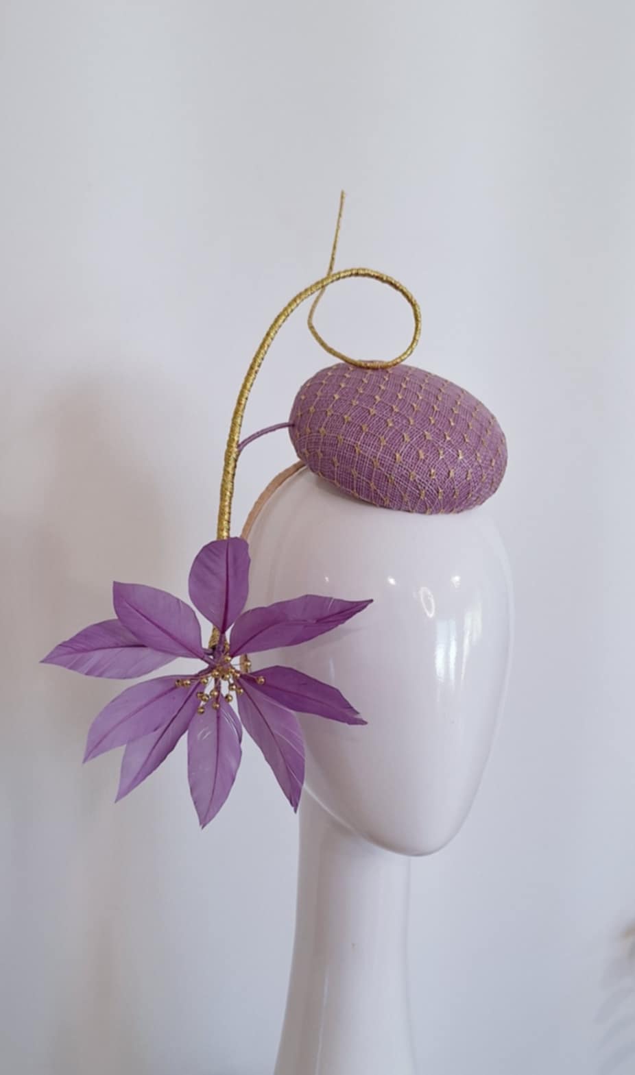 Lilac Flower Headwear Millinery