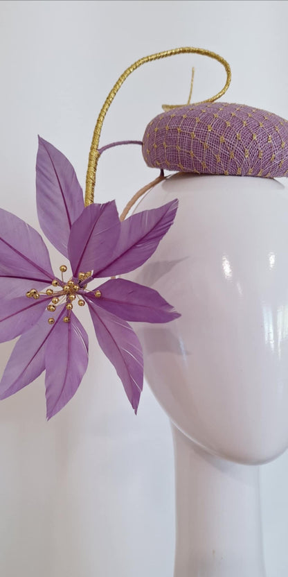 Lilac Flower Headwear Millinery