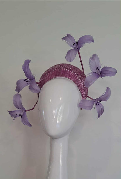 Lilac Lavender Headwear Millinery