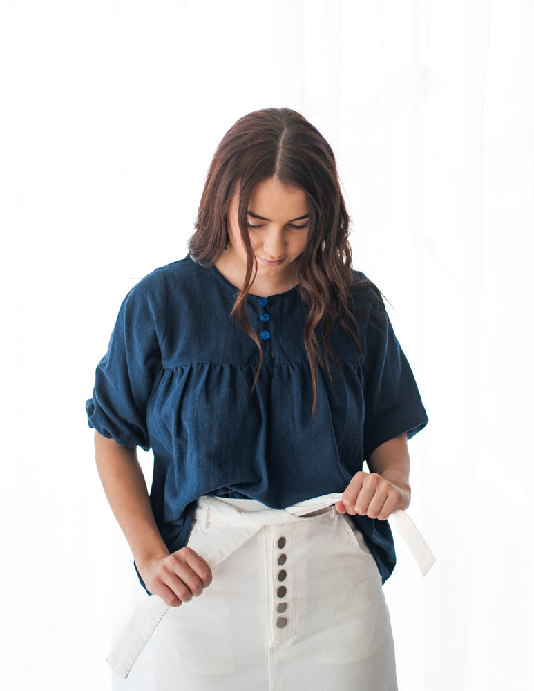 The Capella Top - Navy