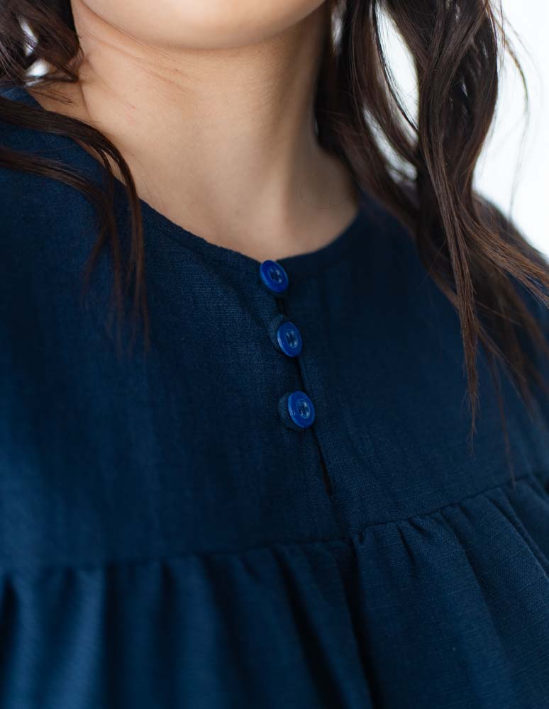 The Capella Top - Navy