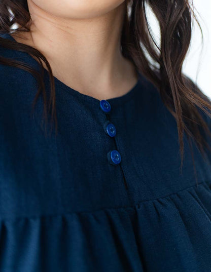 The Capella Top - Navy