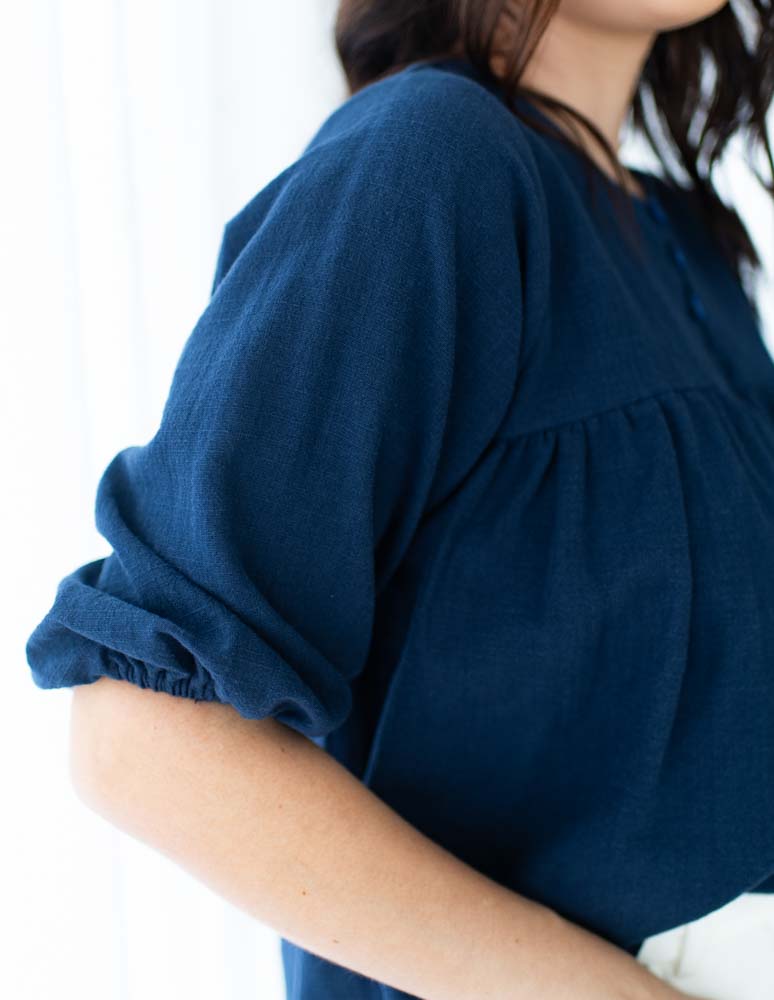 The Capella Top - Navy