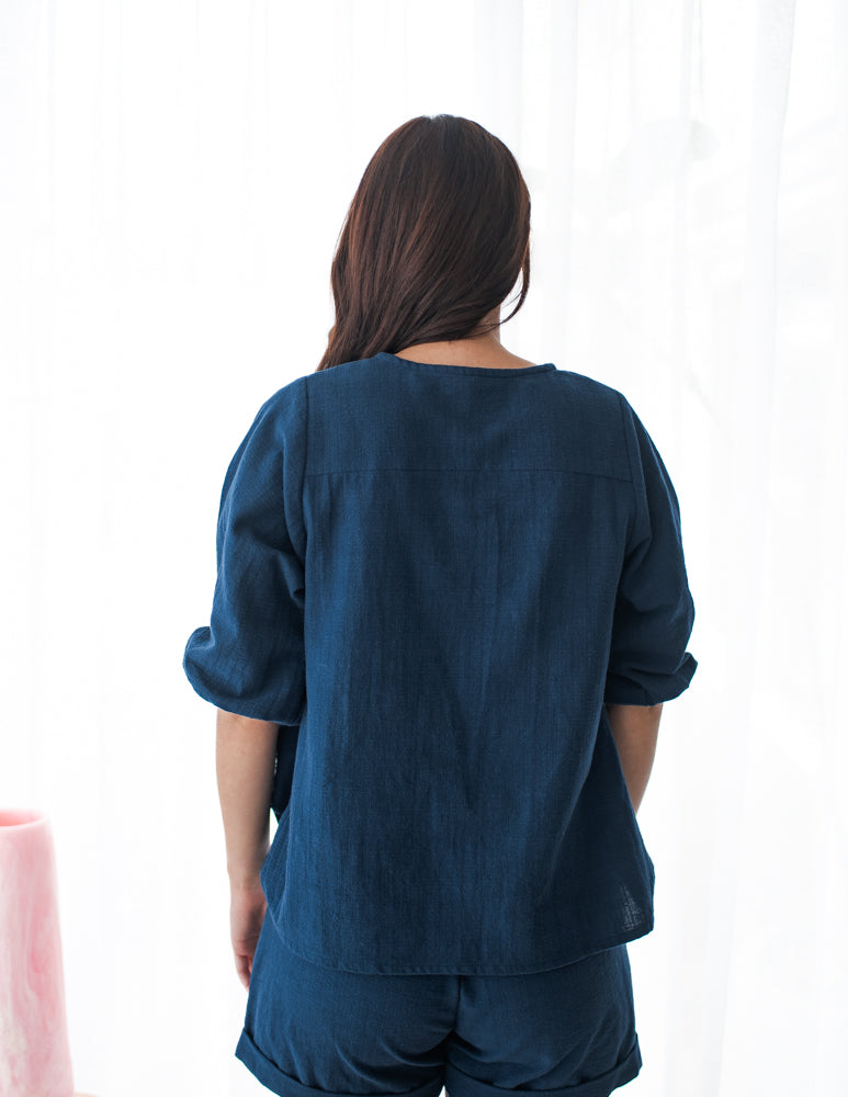 The Capella Top - Navy