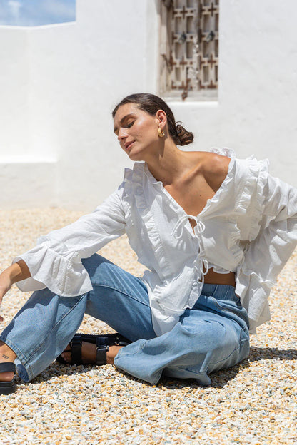 Ellie Tie Blouse