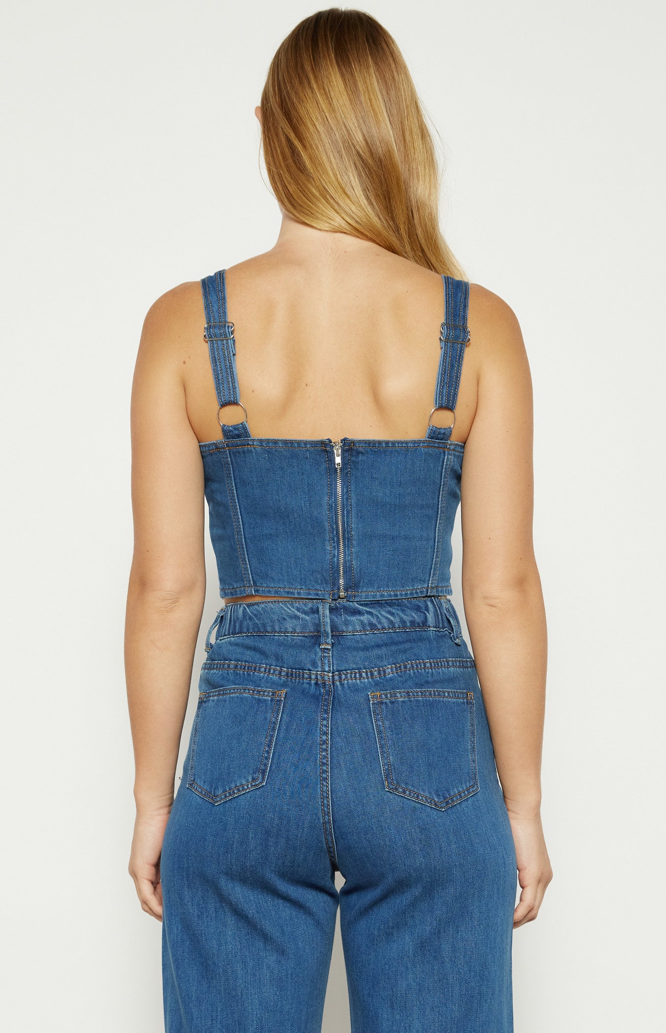 Hazel Denim Top