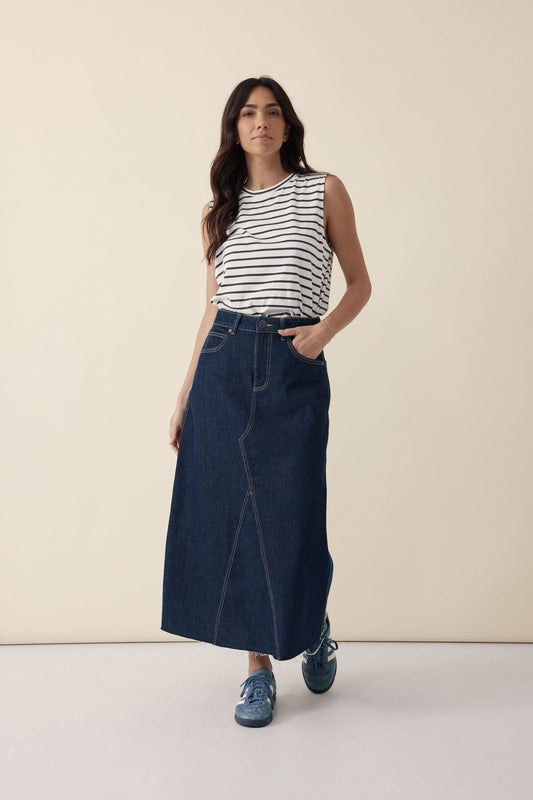 A-Line Maxi Skirt