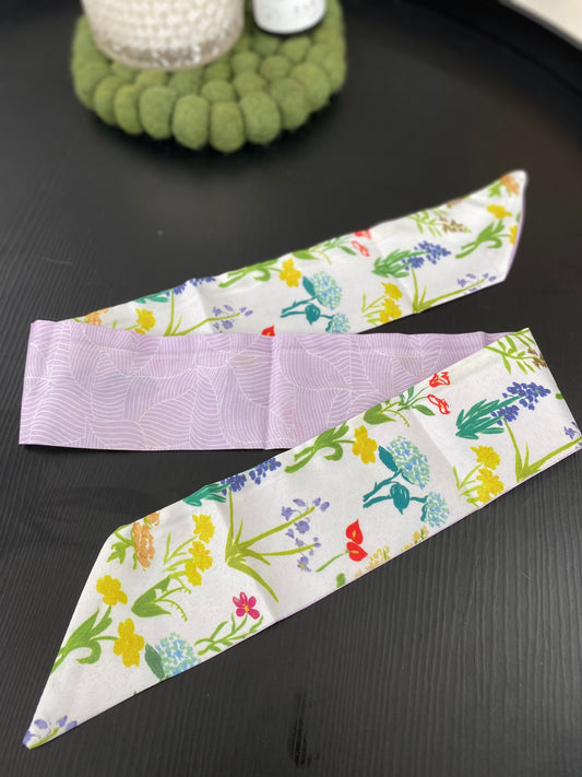 Flower Garden Twilly Scarf