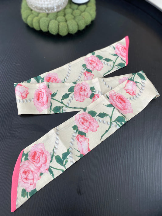 Rose Pearl Twilly Scarf