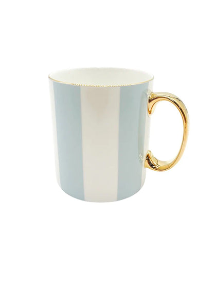 Classic Striped Mug Blue
