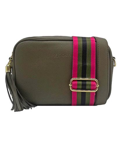 Ruby Sports Cross Body Bag -  Khaki No