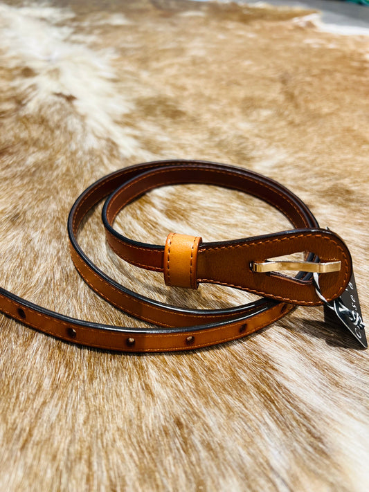 Thin  Leather  Belt